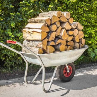 barrow bag of kiln dried hardwood logs