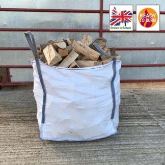 dumpy bag of kiln dried softwood logs